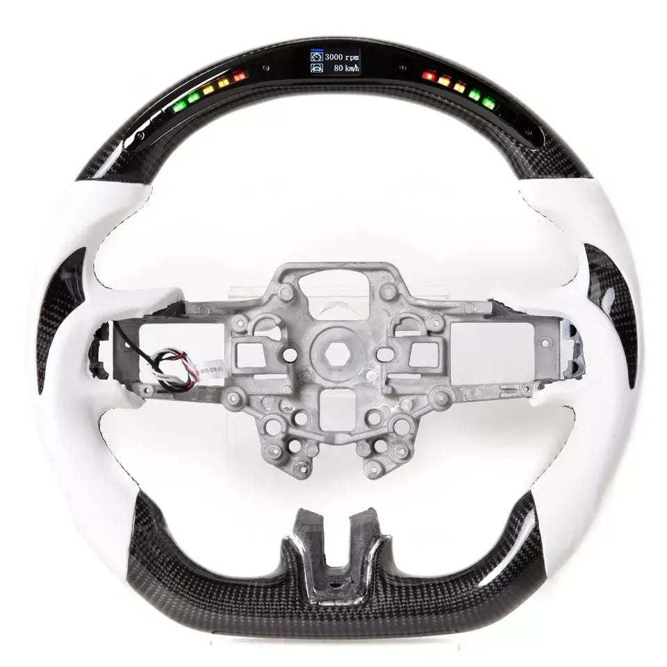 FORD MUSTANG 2015-2017 | CARBON FIBER STEERING WHEEL + LED OPTIONS