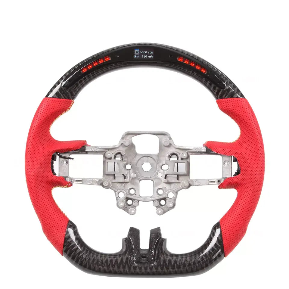 FORD MUSTANG 2015-2017 | CARBON FIBER STEERING WHEEL + LED OPTIONS