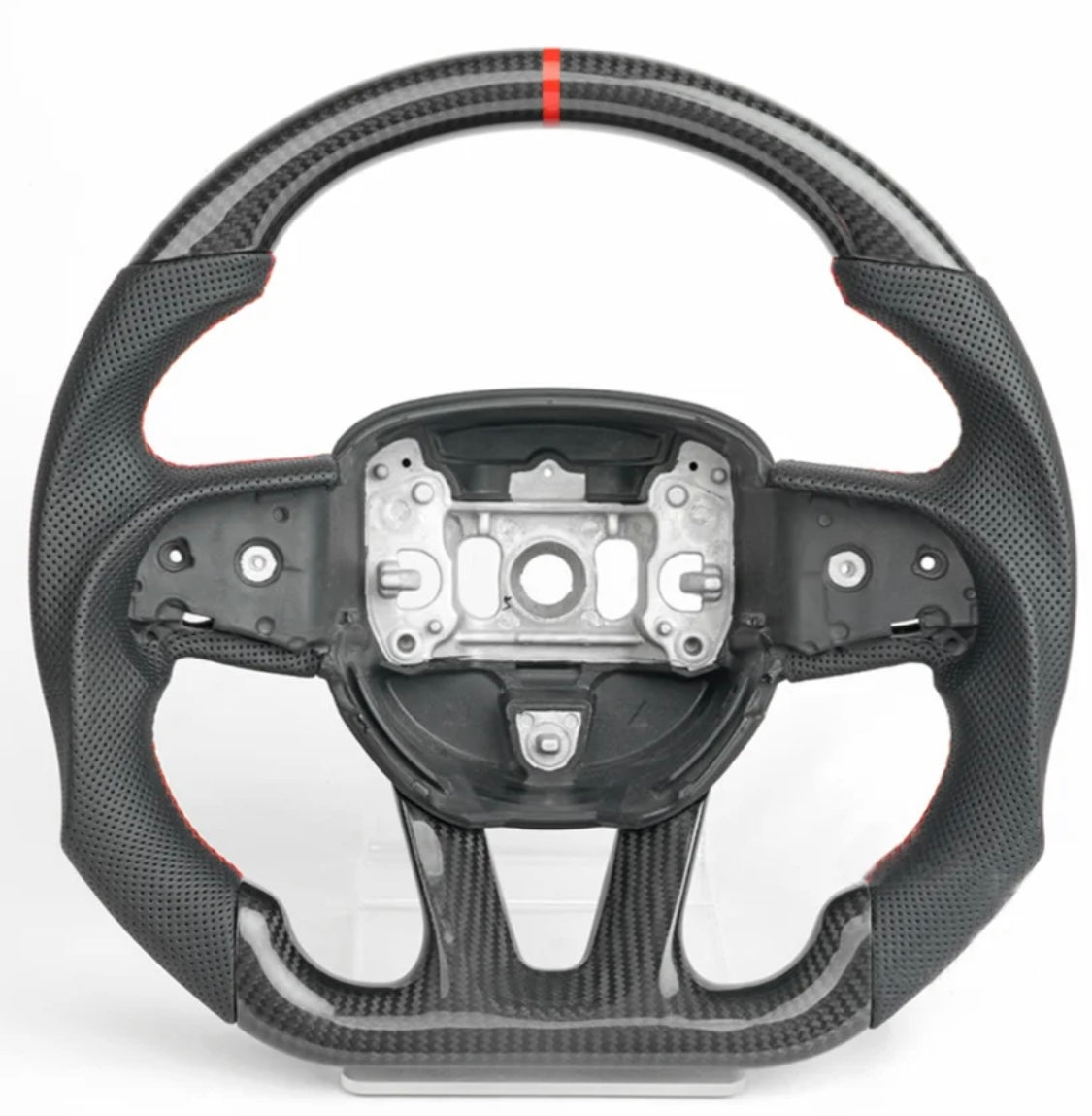 DODGE CHALLENGER/CHARGER/DURANGO 2015-2023 | CARBON FIBER STEERING WHEEL + LED OPTIONS